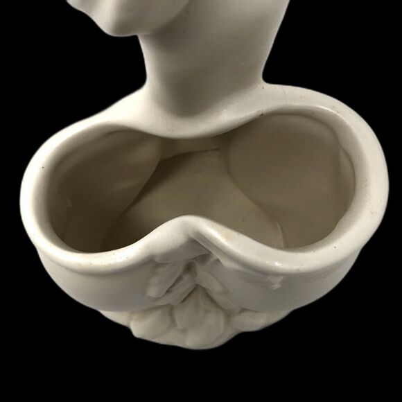 HAEGER Pottery Madona Baby Jesus Planter VTG 11" Tall Virgin Mary Religious USA - Picture 7 of 12